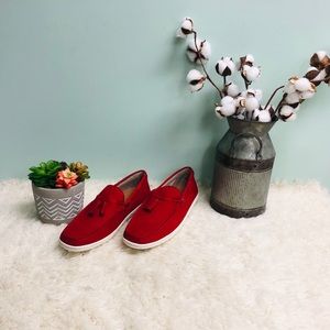 Aldo | Men’s Mordechai Tassel Moccasin | Red | Size 12